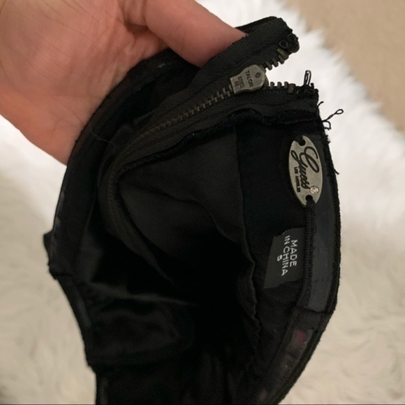 GUESS black tube top sweetheart dress size Small - Picture 6 of 6